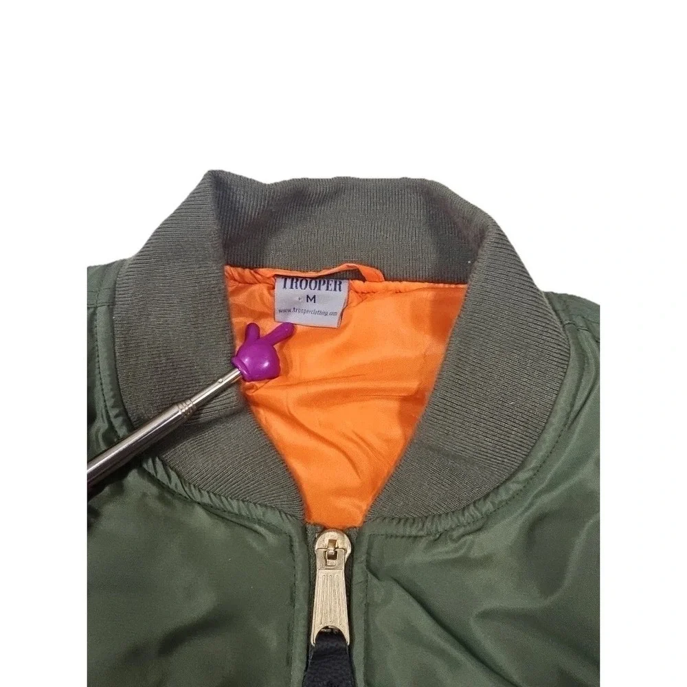 TROOPER Flight/Bomber Jacket With Civil Air Patrol Patch Size M Olive green/Sage